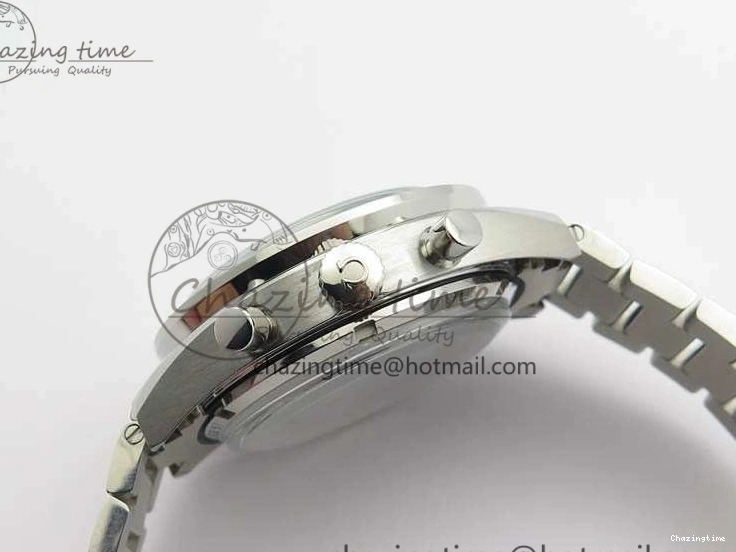 0210 Speedmaster ’57 Co-Axial OMF 1:1 Best Edition Blue Dial White Markers On SS Bracelet A Sustainable 8145